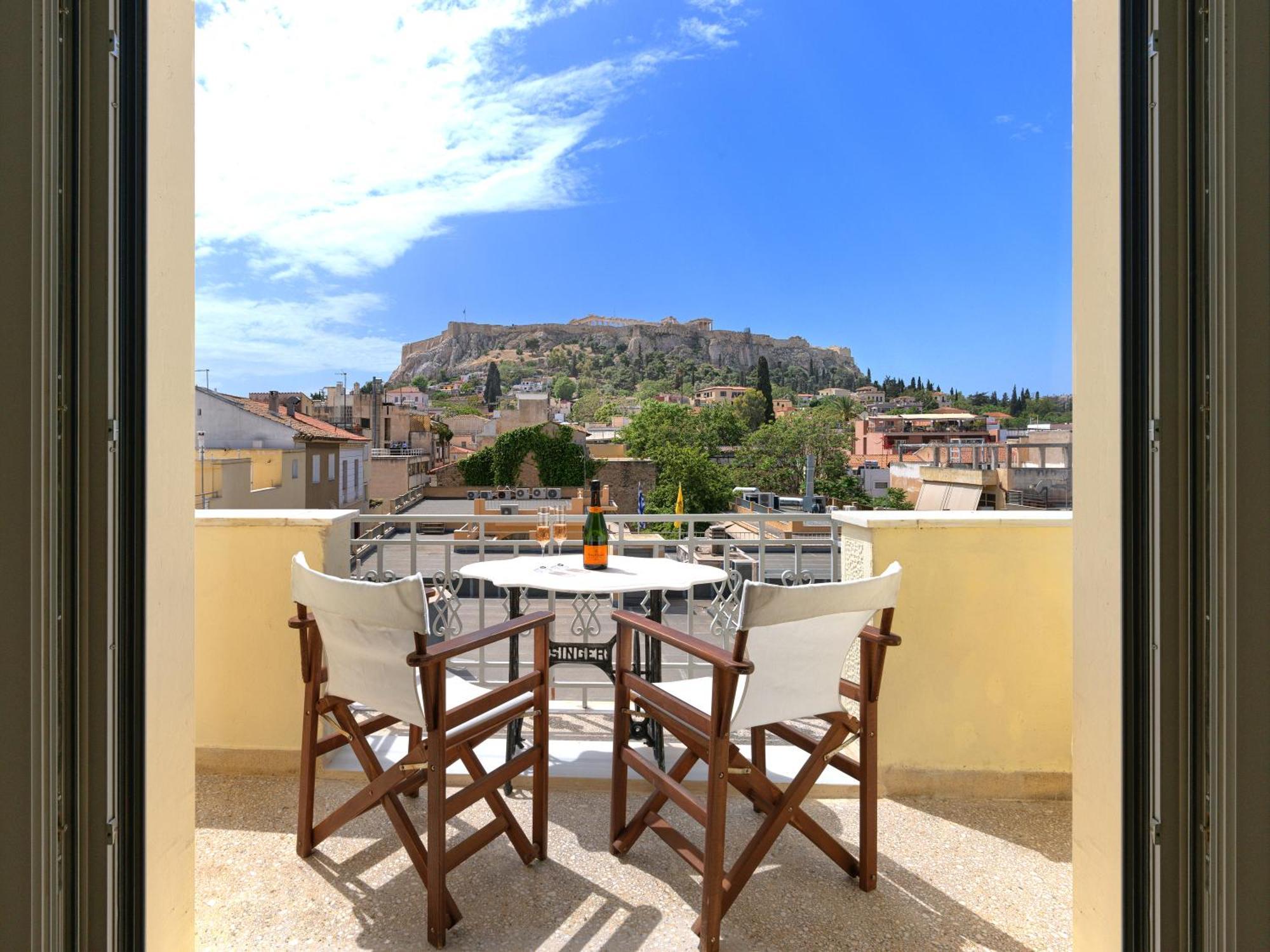 Prestige Penthouse - Breathtaking Parthenon Views In Plaka Leilighet Athen Eksteriør bilde